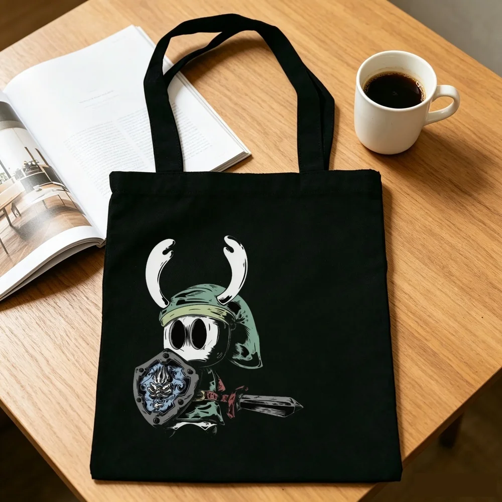 Hollow Knight tote bag bolsas de tela shoulder  foldable shopping personnalisable femme