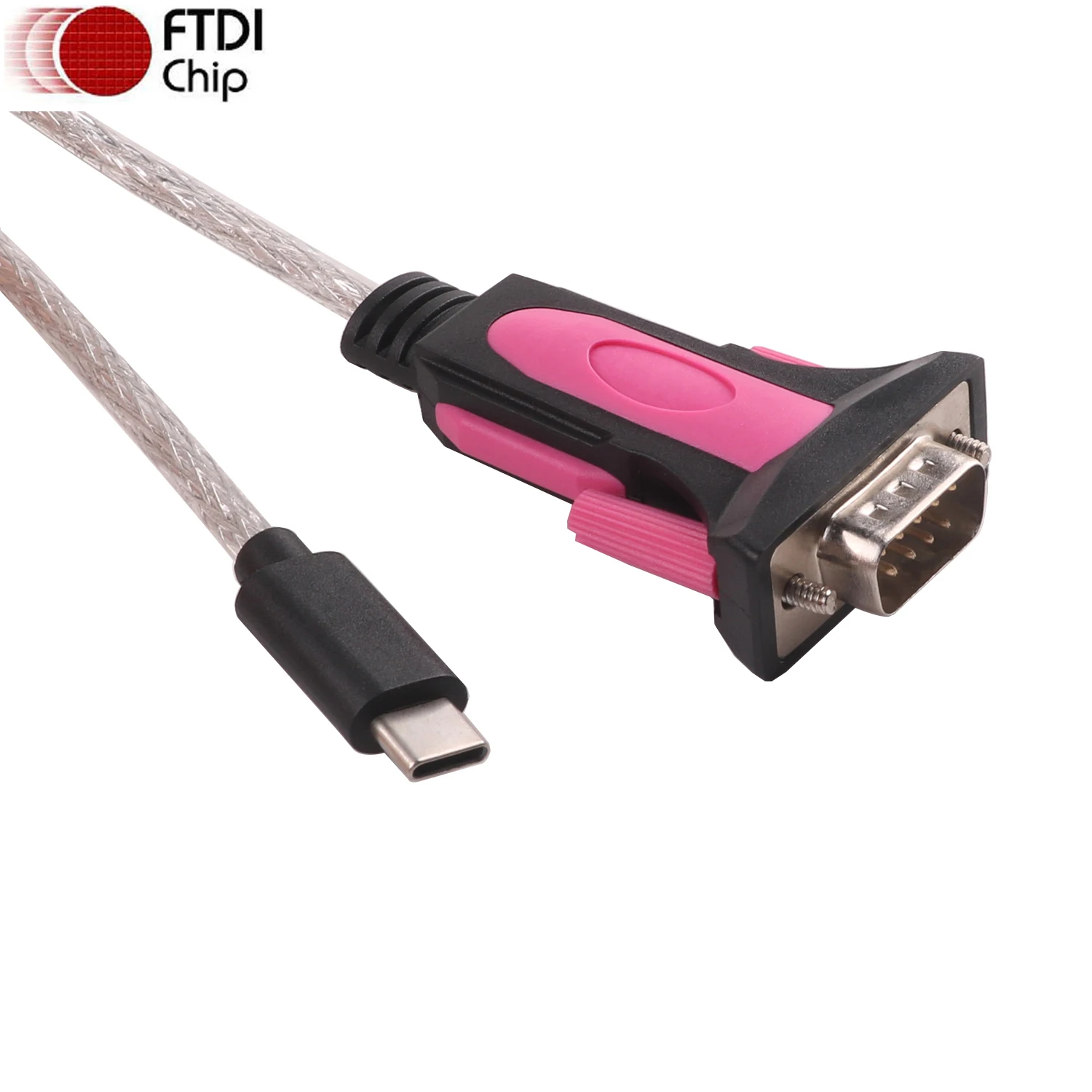 FTDI FT232RL rodzaj USB C do DB9 męski przetwornik RS232 Adapter interfejsu kabel do programowania