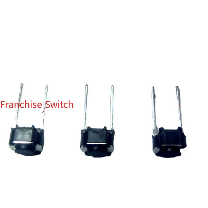 10PCS Original Genuine 6*6*4.3 Light Touch Switch With Two Pins, Ultra Long Life, 500000 Times Ribbon Weaving