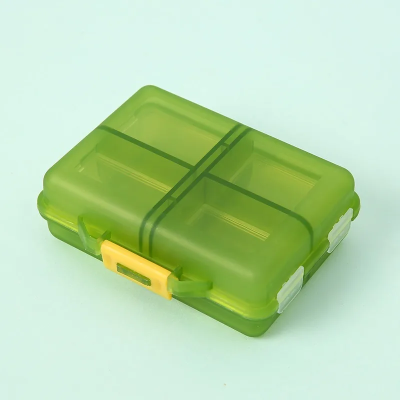 1PC 8 compartments compartmentalised pill box organiser portable compartmentalised pill box weekly pill capsule organiser