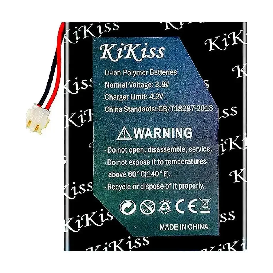 KiKiss Battery For Garmin Forerunner 225 235 630 735XT GRM0371754,361-00086-00,450mAh