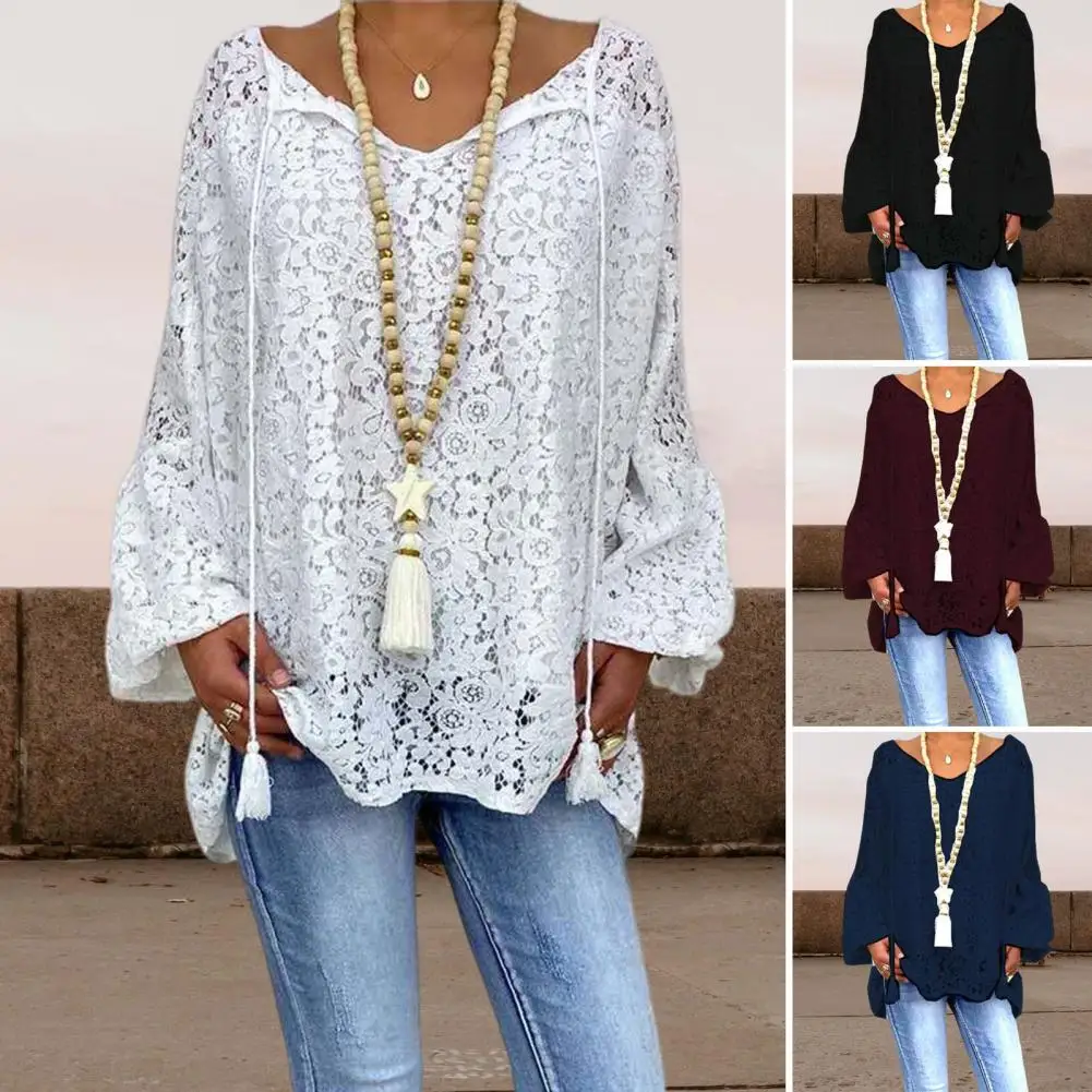 Chic  Women Spring T-shirt Thin Tassel Summer Spring T-shirt Loose Flower Embroidery Spring Blouse Women Garment