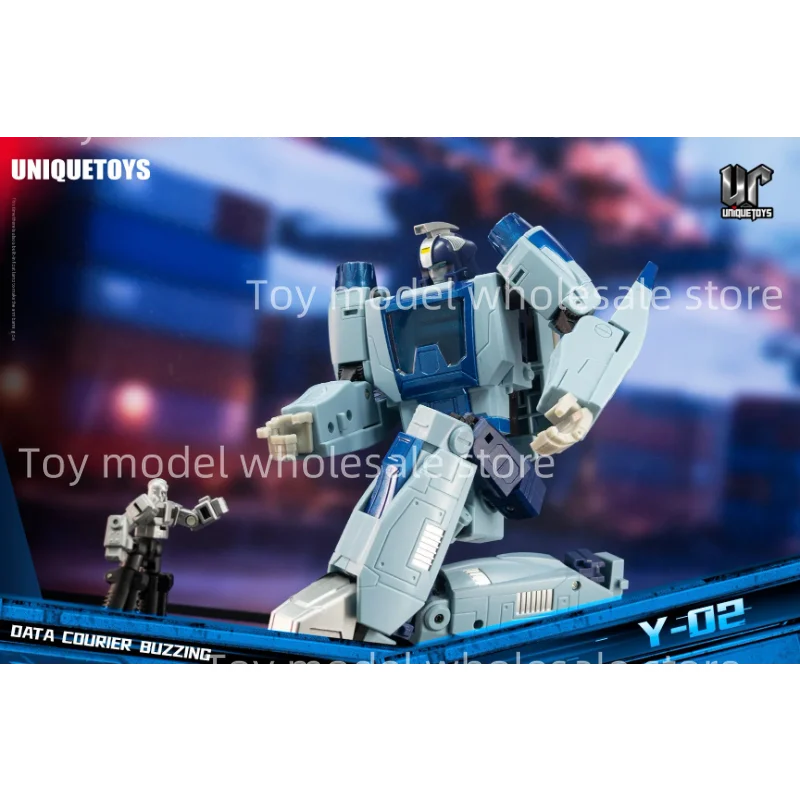 Unikalne Zabawki UT Y-02 Y02 Transformacja Blurr DATA COURIER BUZZING Model Kolekcja Figurka Akcji