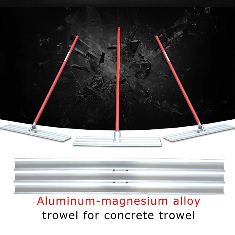 100-120cm Concrete Leveling Machine Lengthened Manual Push-Pull Leveling Cement Road Leveling Machine Manganese Steel Trowel