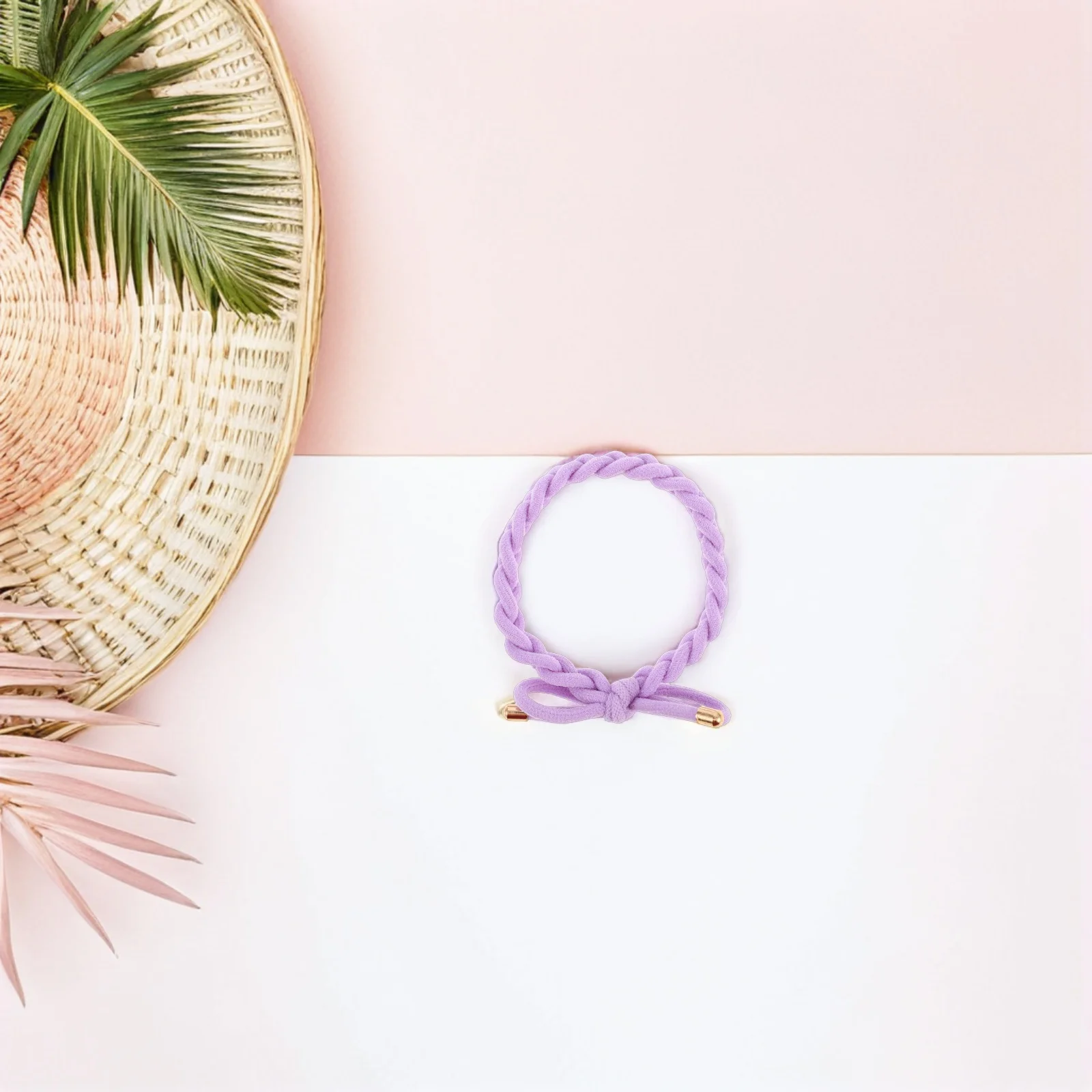 

28pcs Ropes Colorful Nylon Metal Bowknot Scrunchies Girls Hair Ties No Damage Comfortable Material Moderate Elasticity