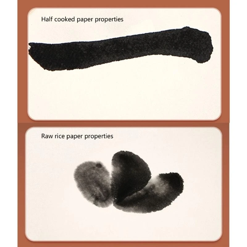 100 ورقة ورقة شوان صينية مجموعة 35x34cm ورقة الورق ورقة الحبر الصينية