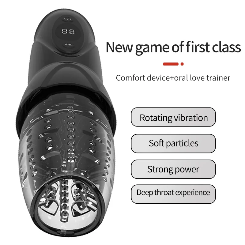 LCD Automatic Rotating Male Masturbator Sucking Penis Pump Pocket Pussy Thrusting Blowjob Machine Masturbation Cup Sex Toys - Image 6
