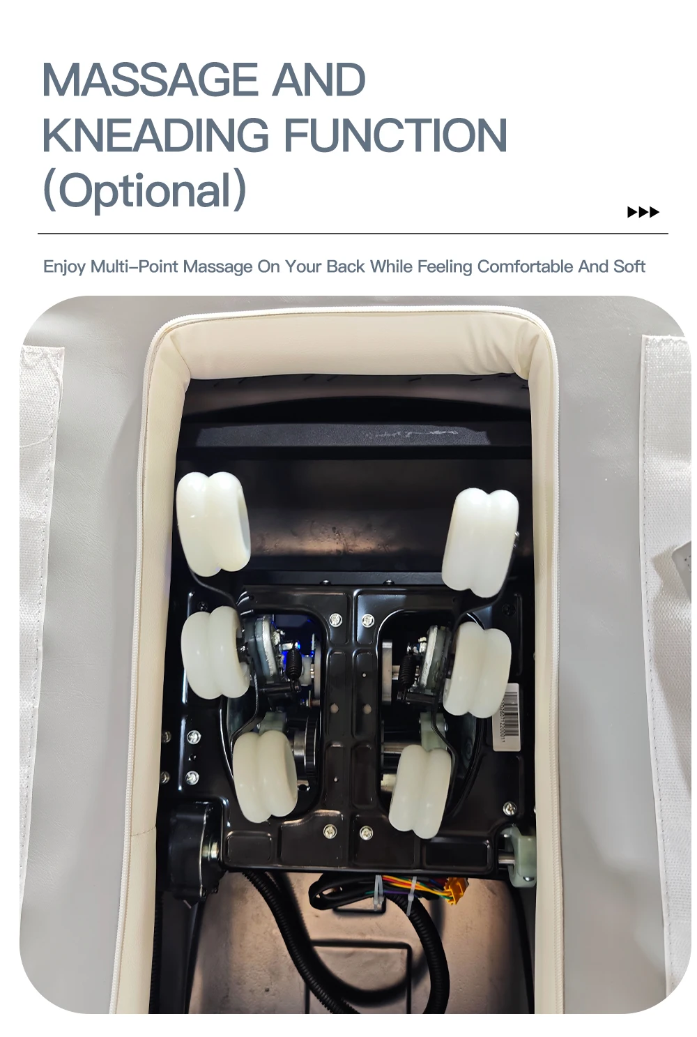 Luxuriöser Pediküre-Stuhl für Nagelstudios, mit elektrischer Rückenmassage, ausgestattet mit Surfpumpe und Abflusspumpe, individuell anpassbar. – Detail 9