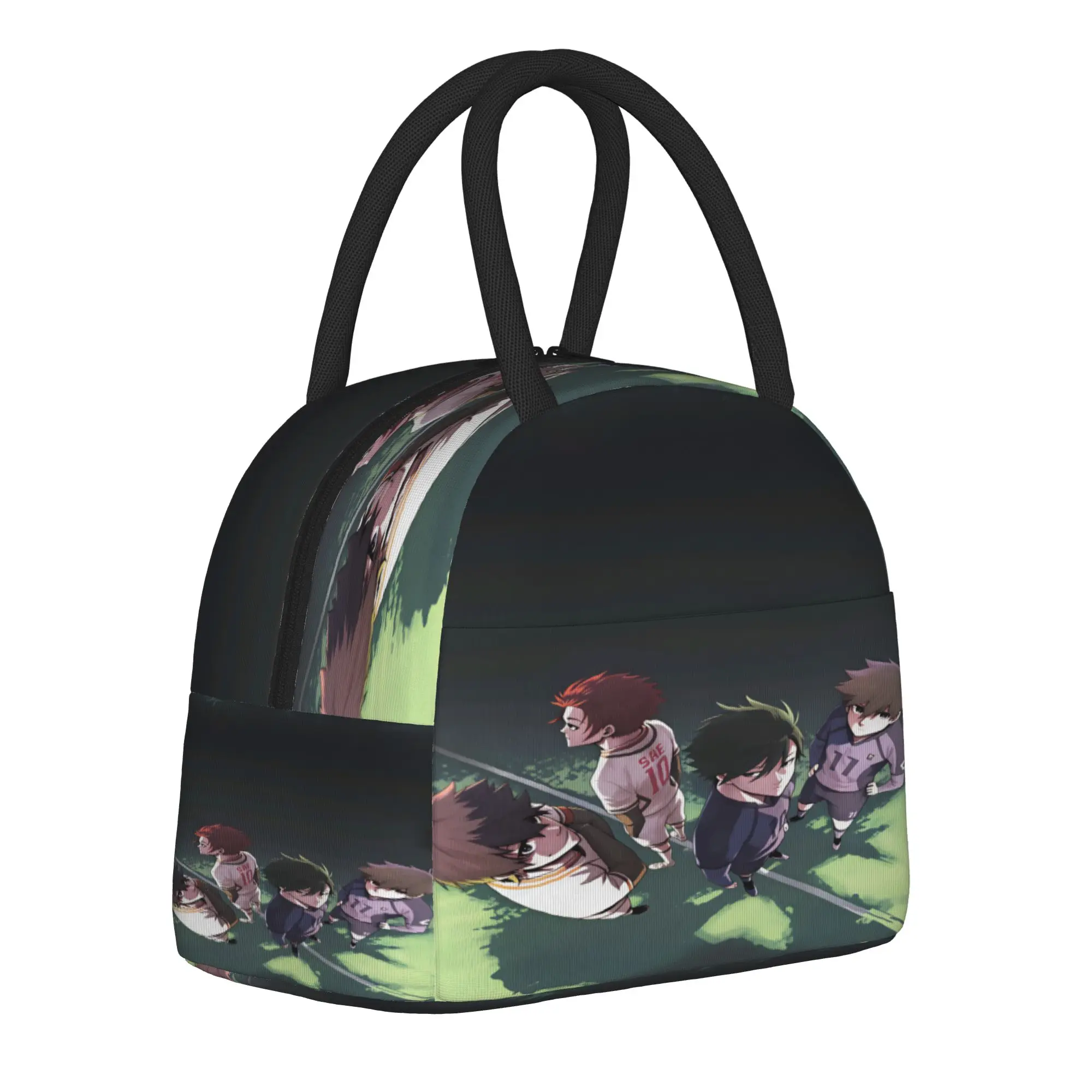 Anime Blue Locks Lunch Bag For Men  Print Lunch Box Leisure Outdoor Picnic Cooler Bag Portable Oxford Tote Food Bags