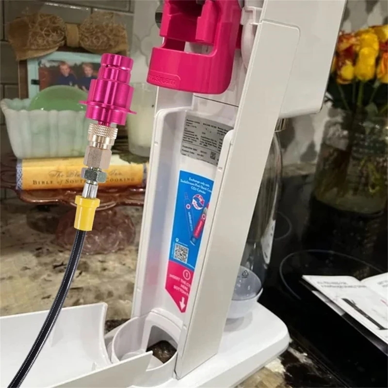 CPDD Quick Flaschenadapterschlauch CO2-Adapterschlauch Einfache Installation Zuverlässiger Adapterschlauch