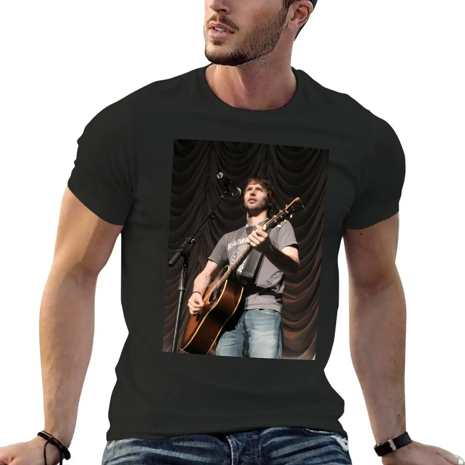 James Blunt Photograph T-Shirt basketball graphic tees animal prinfor boys cotton graphic tees heavy weight t shirts for men