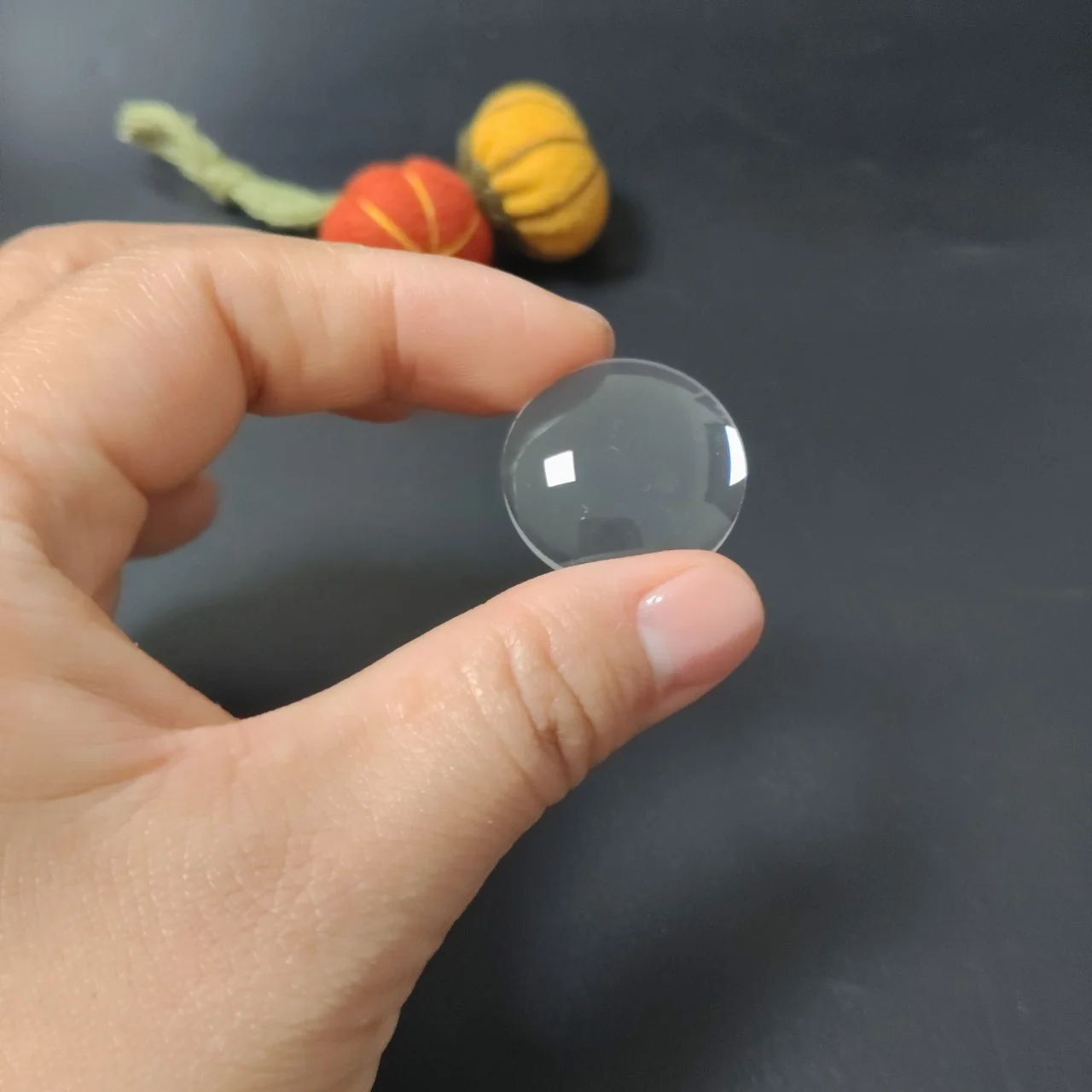 Diameter 25.4mm Plano Convex Lens UV Quartz Glass Material  Focal Length 30 38 40 50 60 75 100 125 150 175