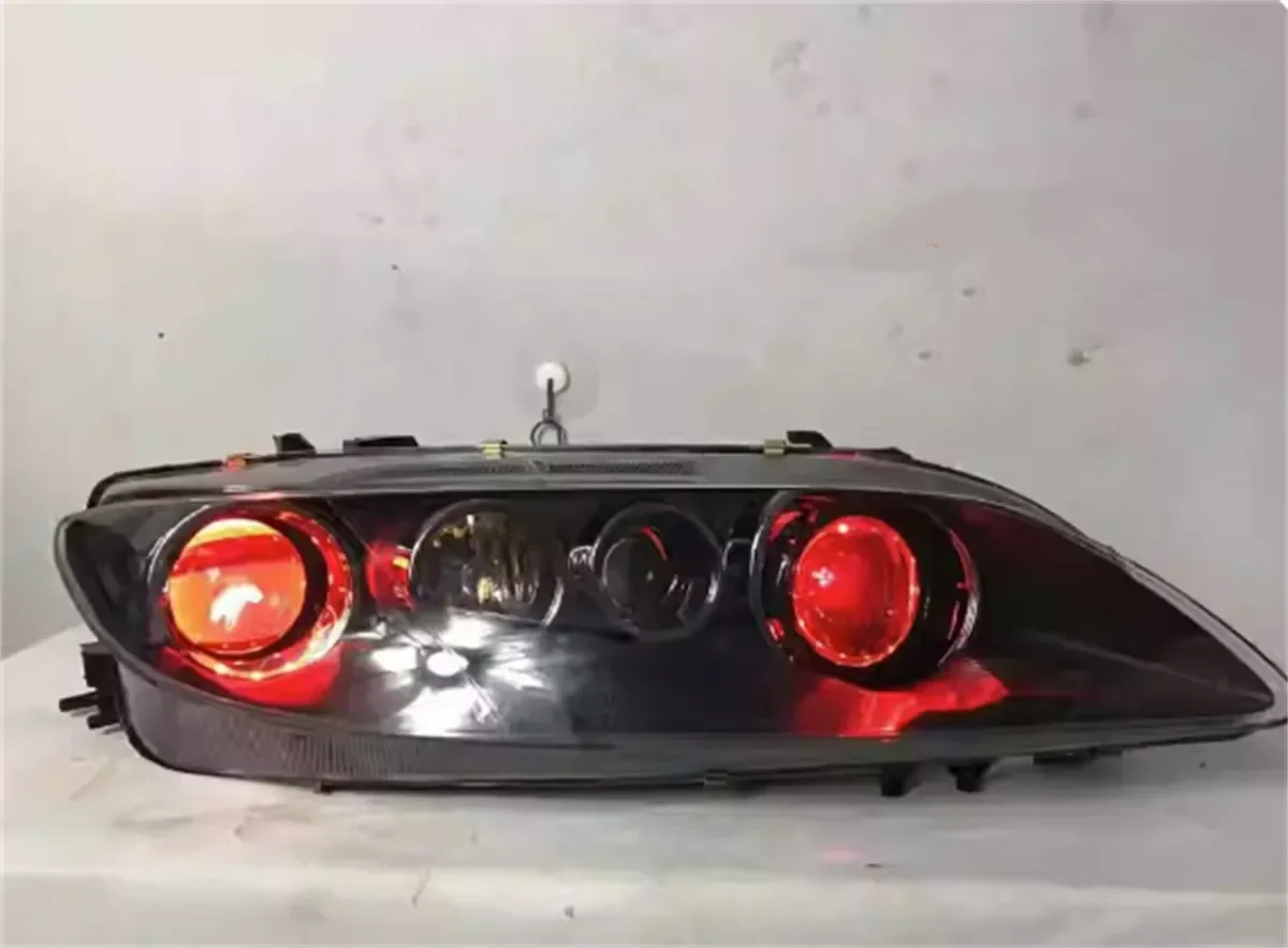 

Front Headlight HeadLamp Angel eyes for Mazda 6 DRL Daytime Running Light Turn Signal