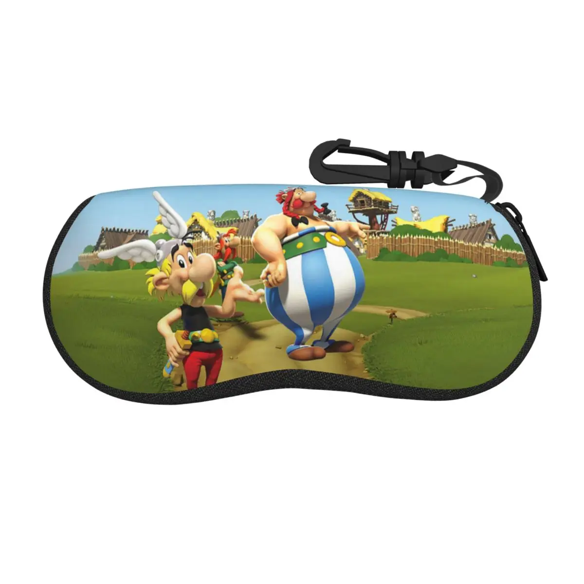

Asterix And Obelix Dogmatix Shell Glasses Case Protective Sunglasses Box Women Men Soft Eyeglass Bag Pouch