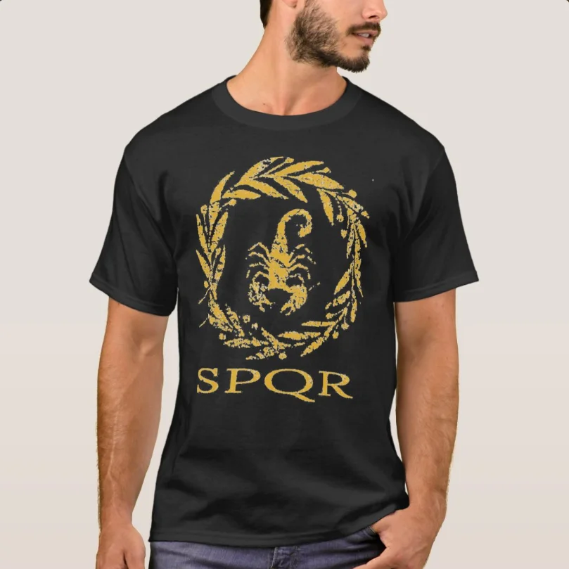 Roman Legion SPQR Praetorian Guard T-Shirt 100% Cotton O-Neck Summer Short Sleeve Casual Mens T-shirt Size S-3XL