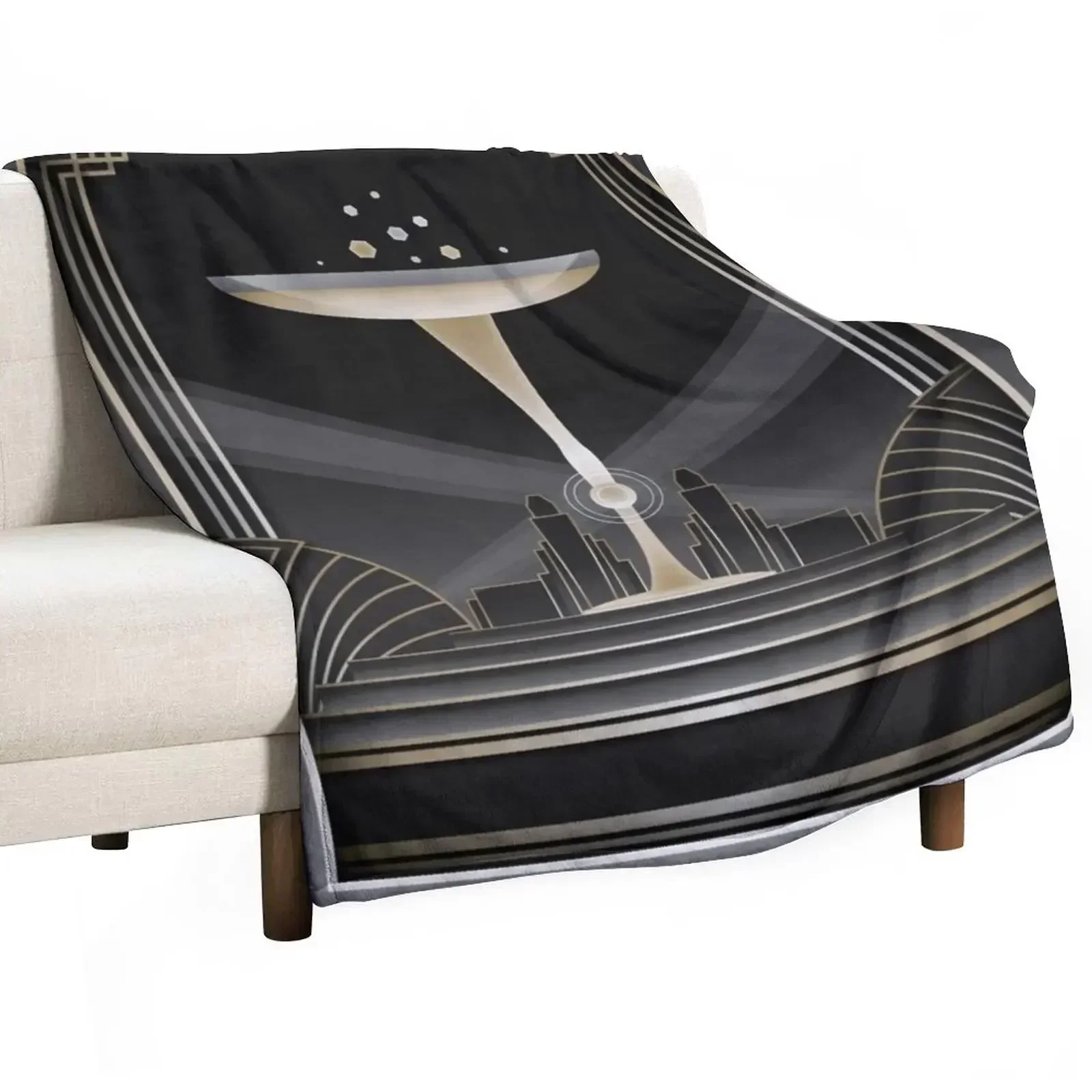 

Art deco design VI Throw Blanket Decorative Sofas Thins blankets and throws Heavy Blankets