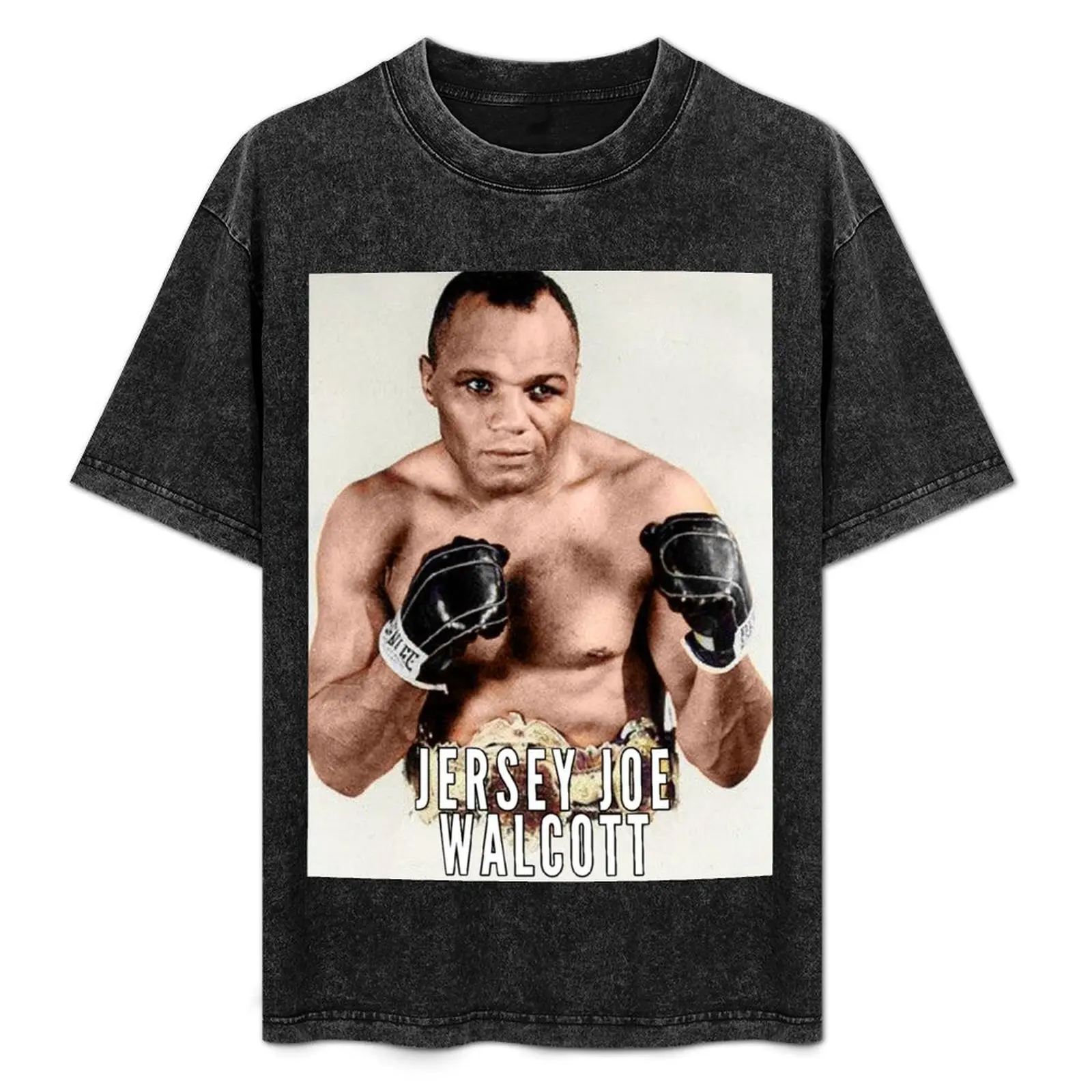 Jersey Joe Walcott - Boxing Legend Colorized T-Shirt boys animal print shirts graphic tees Aesthetic clothing t shirts men