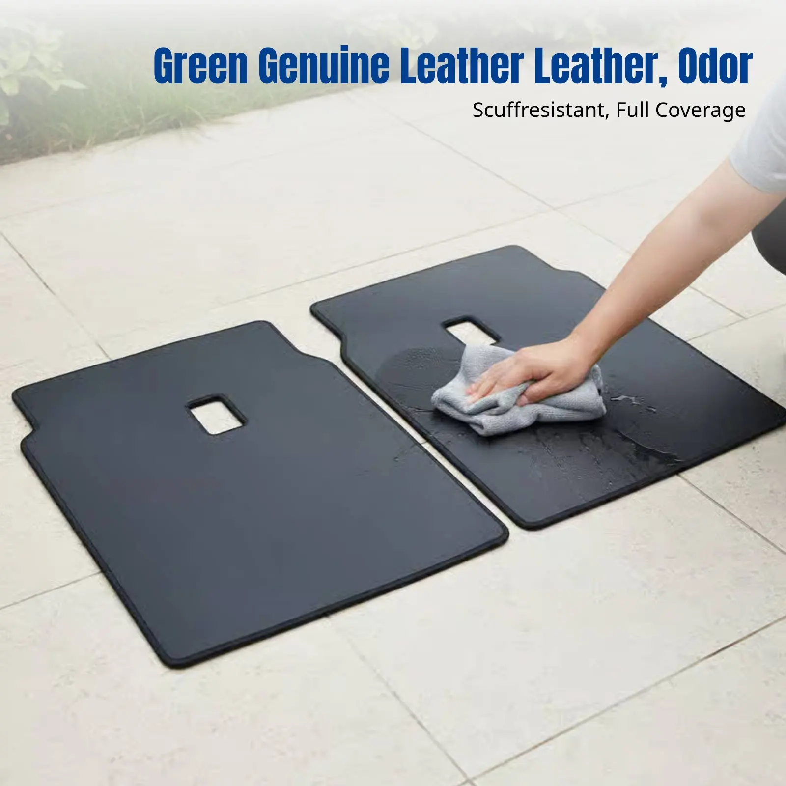 

Кожаный коврик для багажника Model YL, роскошный вкладыш для хранения, аксессуар для интерьера, защита задней части и боковин, легко чистится