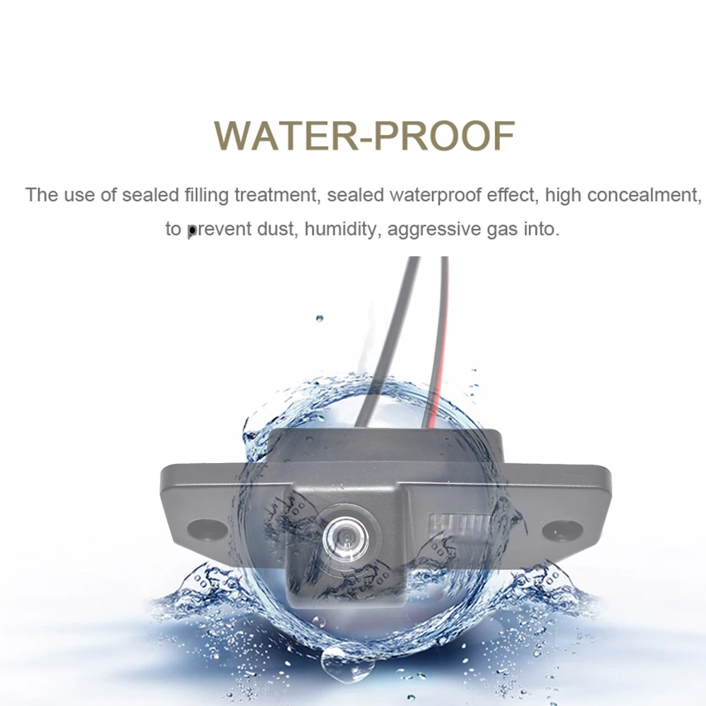 CCD HD Car Rear View Camera Wide Degrees Angle Reverse Parking Backup Waterproof  for Ford Focus 2 Sedan 2005-2011 C-Max