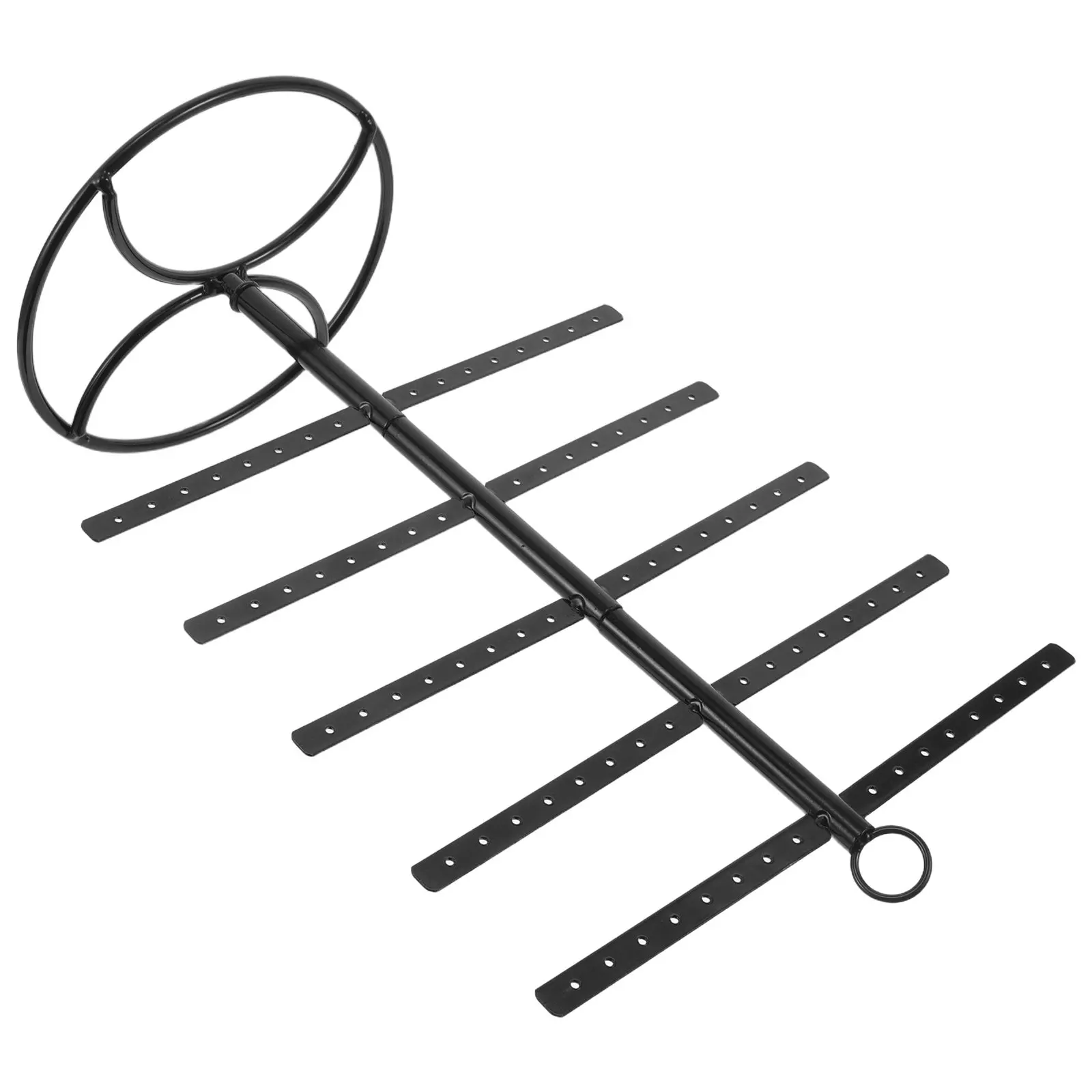 

Multi Tier Detachable Metal Earring Organizer T Shape Rack Jewelry Storage Stand for Earrings Necklaces Bracelets Display