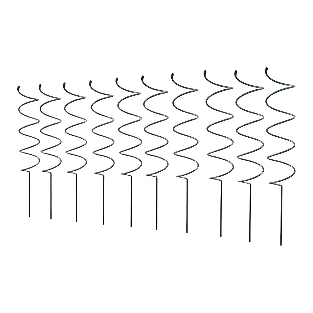 Garden Spiral Metal Stakes for Tomato Plants Trellis Support for Climbing Vegetables Peas Beans Vines Indoor Outdoor Use