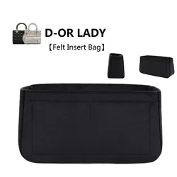 Felt Insert Bag Organizer For D Lady Tote Makeup Handbag Organizer Travel Inner Purse Portable Cosmetic Inside Bags