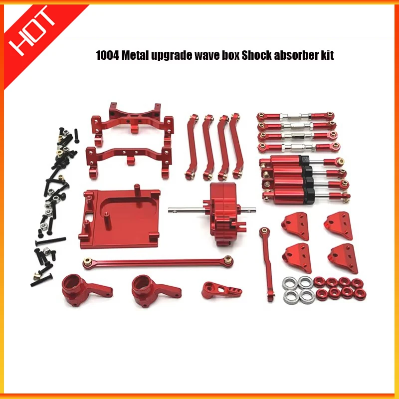 MN 1/12 New MN99S Remote Control Car Parts Metal Upgrade Wave Box Shock Absorber Package