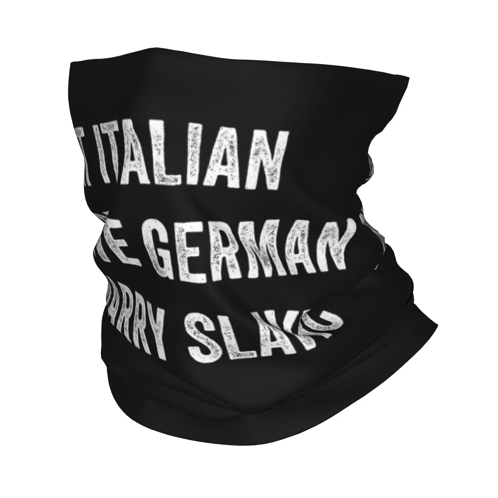 New Eat Italian Drive German Marry Slavic Bandana Neck Gaiter Balaclavas Face Mask Scarf Printed Car Humor Headwear Running Adul