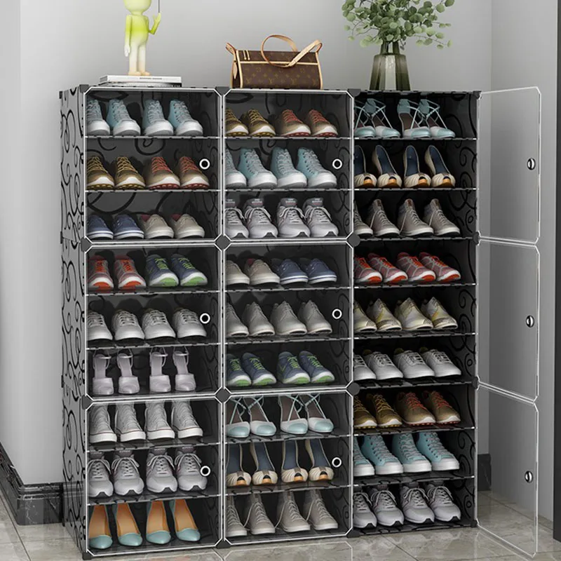 Big Vertical Shoe Rack Modern Indoor Folding Quality Women Shoe Rack Designer Thin Organizador De Zapatos Home Furniture