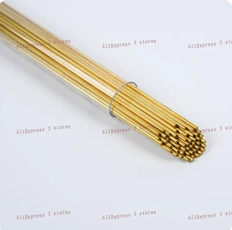 100pcs Ziyang brass tube,Drill pipe,Drill tube,electrode pipe,OD0.3-1.0mm L=400mm,single hole Drill electrical discharge Tube