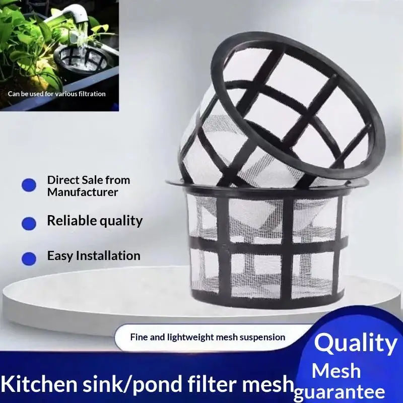 10pcs Nursery Enclosure For Kitchen Sink Fish Pond Aquarium Use Floating Fish Fry Cage Large Capacity Fish Fry Isolation Box