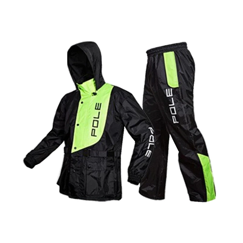 Fashion Raincoat Men Motorcycle Raincoat Suit Waterproof Rainwear Women Rain Jacket Poncho Rain Coat Outdoor Sport Suit Coat