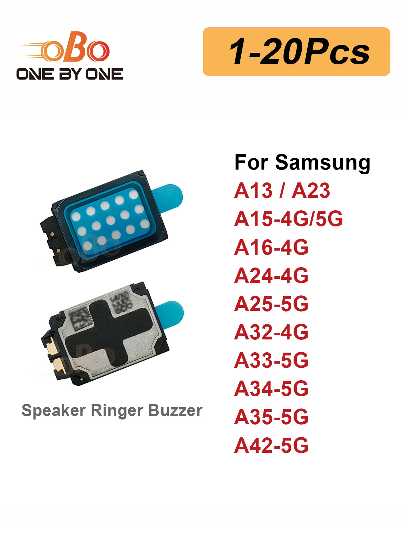 1-20 Stück Lautsprecher-Ringer-Buzzer für Samsung Galaxy A13 A23 A33 A24 A34 A15 A25 A35 A16 4G 5G Reparatur des unteren Lautsprechers – Detail 1