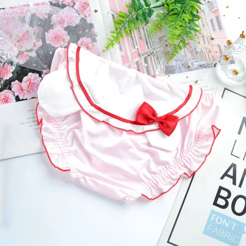 Women Cute Lovely Sweety Anime Cosplay Milk Silk Cartoon Ears Underwear Princess Style High Stretch Breathable Panties Breifs