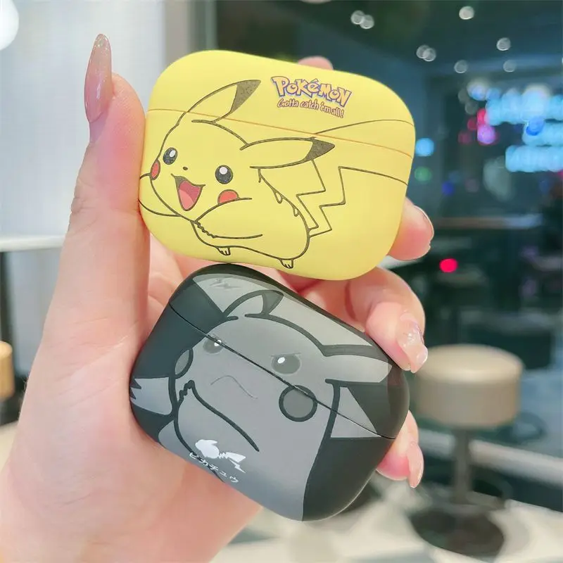 

New Cute Headphone Case for Airpods 4 2 3 1 Pro 3 2 Anime Pokemon Pokémon Pikachu Wireless Bluetooth Headphone Case Holiday Gift