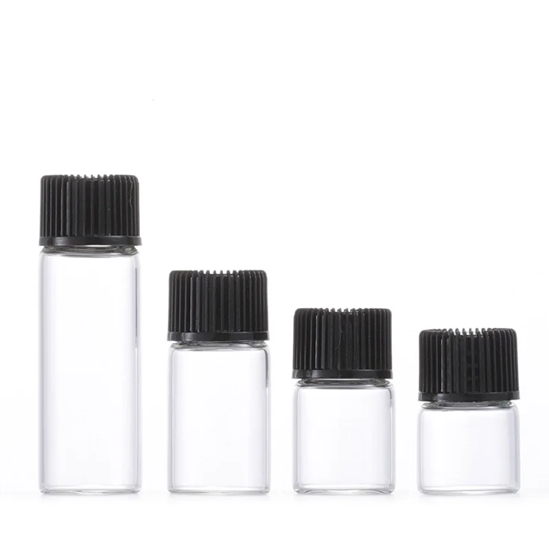 15pcs/lot 1/2/3/5/ML Refillable Empty Dropper Essential Oil Glass Bottle Perfume Container Home&Living Travel Portable