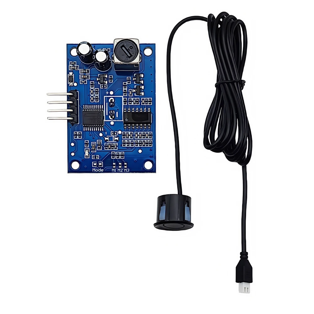 2Sets JSN-SR04T Integrated Ultrasonic Distance Detector Measuring Sensor Transducer Module 23-500cm High Precision Waterproof
