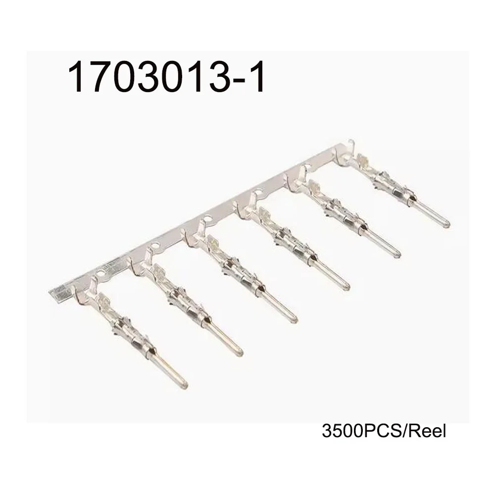 3500PCS/reel 1703013-1 terminal connector Phosphor copper pin Waterproof harness terminal socket