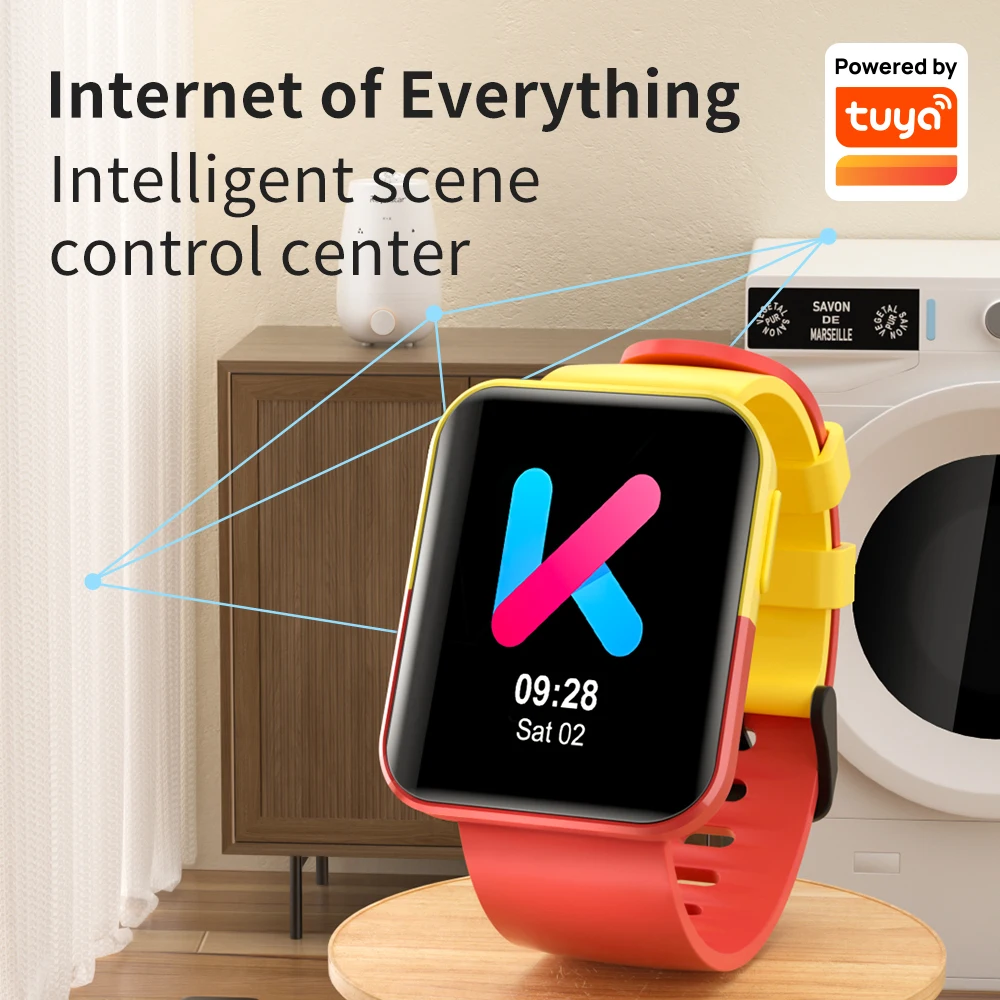 World Premiere KUMI GT6 Two-color Smart Watch 1.72