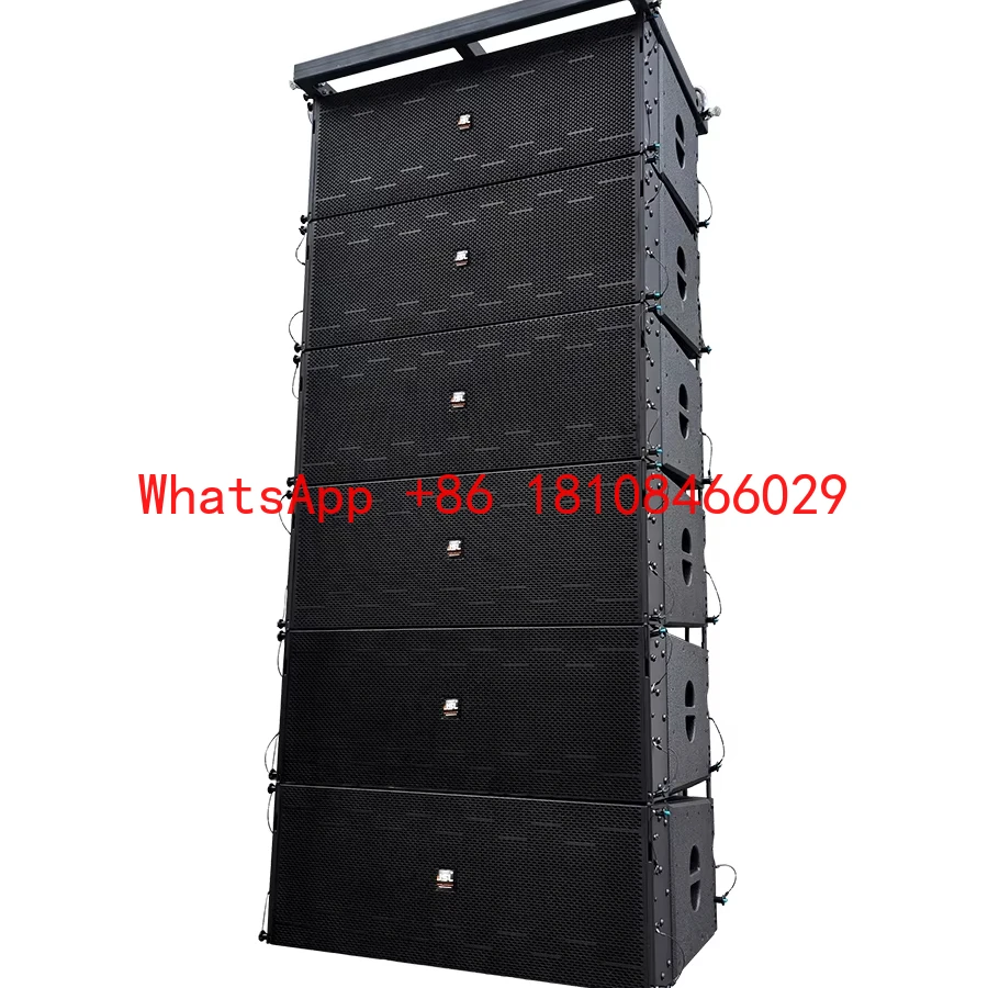 

Уличная акустическая система Line Array, пассивный аудиодинамик с двумя 15-дюймовыми динамиками, профессиональный аудиодинамик, PA-система, саундбар
