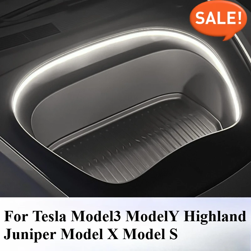 

Front Trunk Ambient Lighting Hood LED Decorative Illumination Lamps For Tesla Model3 ModelY Highland Juniper Model X Model S
