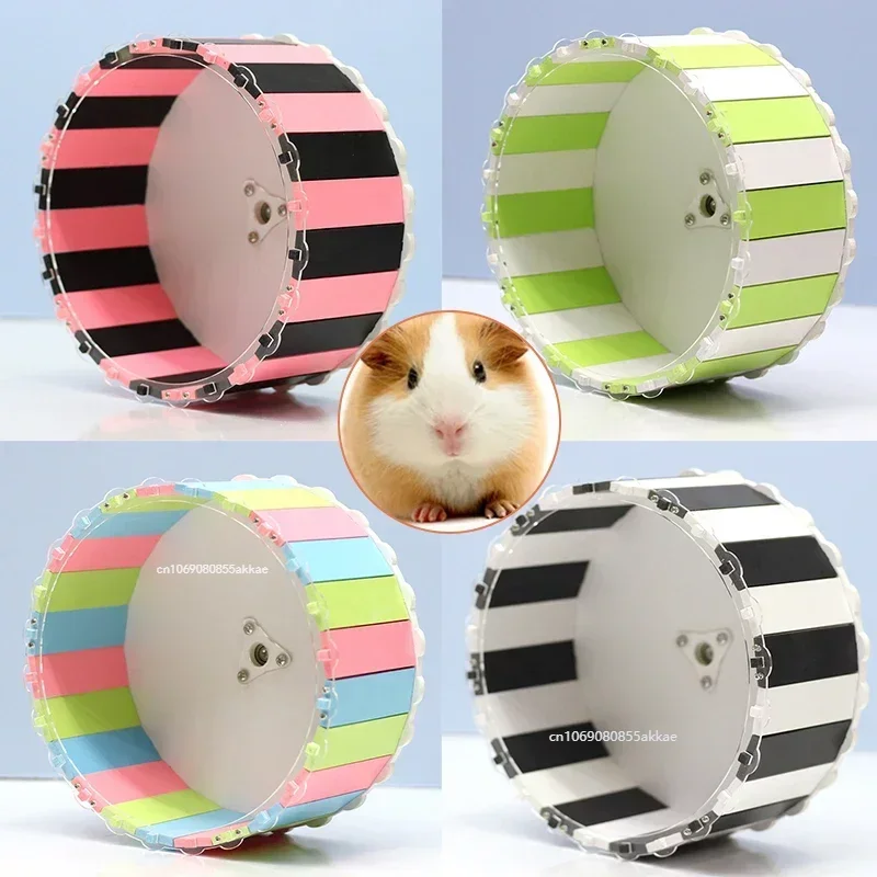 Large Pet Hamster Toy Sports Round Wheel Exercise Running Wheel Small Animal Pet Cage Accessories Silent Pet Training Supplies