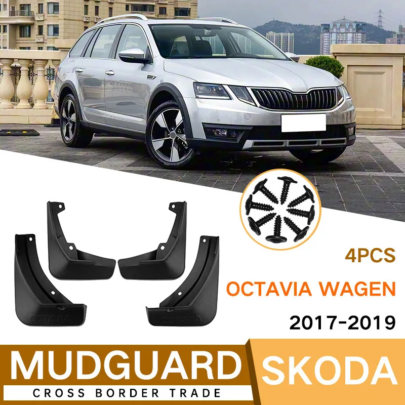 For Skoda Octavia Travel Edition Octavia Wagen 2017 2018 2019 fenders mud flaps