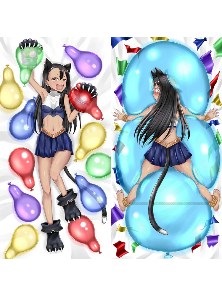 Dakimakura Anime Nagatoro Double-sided Print Life-size Body Game Pillow Cover Bedding Gifts