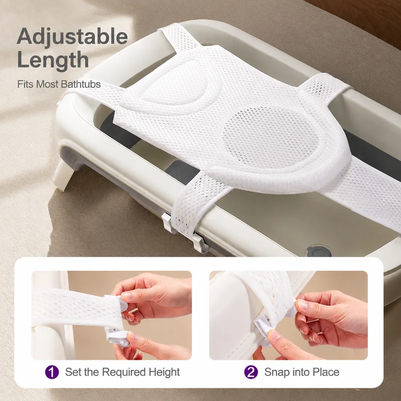 Philips Avent Baby Support Bath Net Spine Protection Breathable Quick Dry Anti-Slip Bath Sling Fits Most Bathtubs for 0+ Newborn