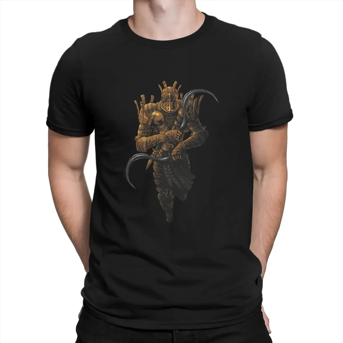 DARK SOULS Creative for Men Lautrec of Carim Machete Round Collar Pure Cotton T Shirt Distinctive Birthday Gifts OutdoorWear