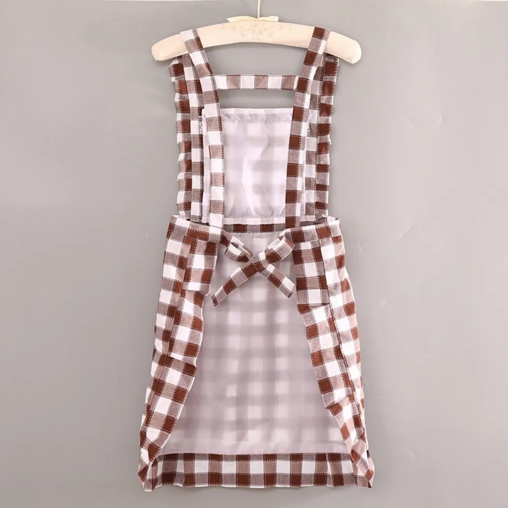 Breathable Cotton Cooking Aprons Anti Dirty Wipeable Hands Stain-Resistant Apron Multipurpose Working Clothes Household Kitchen