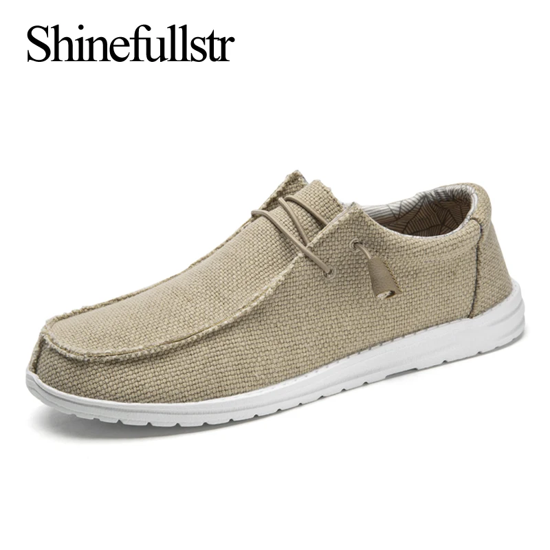 Summer Autumn Men Light Canvas Casual Shoes 2023 Soft Comfortable Big Size 46 47 Dropshipping