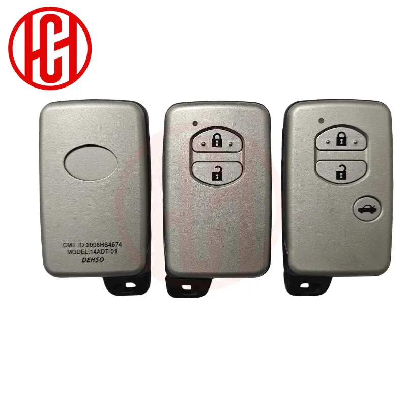 2/3/4 Buttons Aftermarket Key Shell For Toyota 4 Runner Avalon Land Cruiser Highlander Venza Prius V Replace Cover No Logo