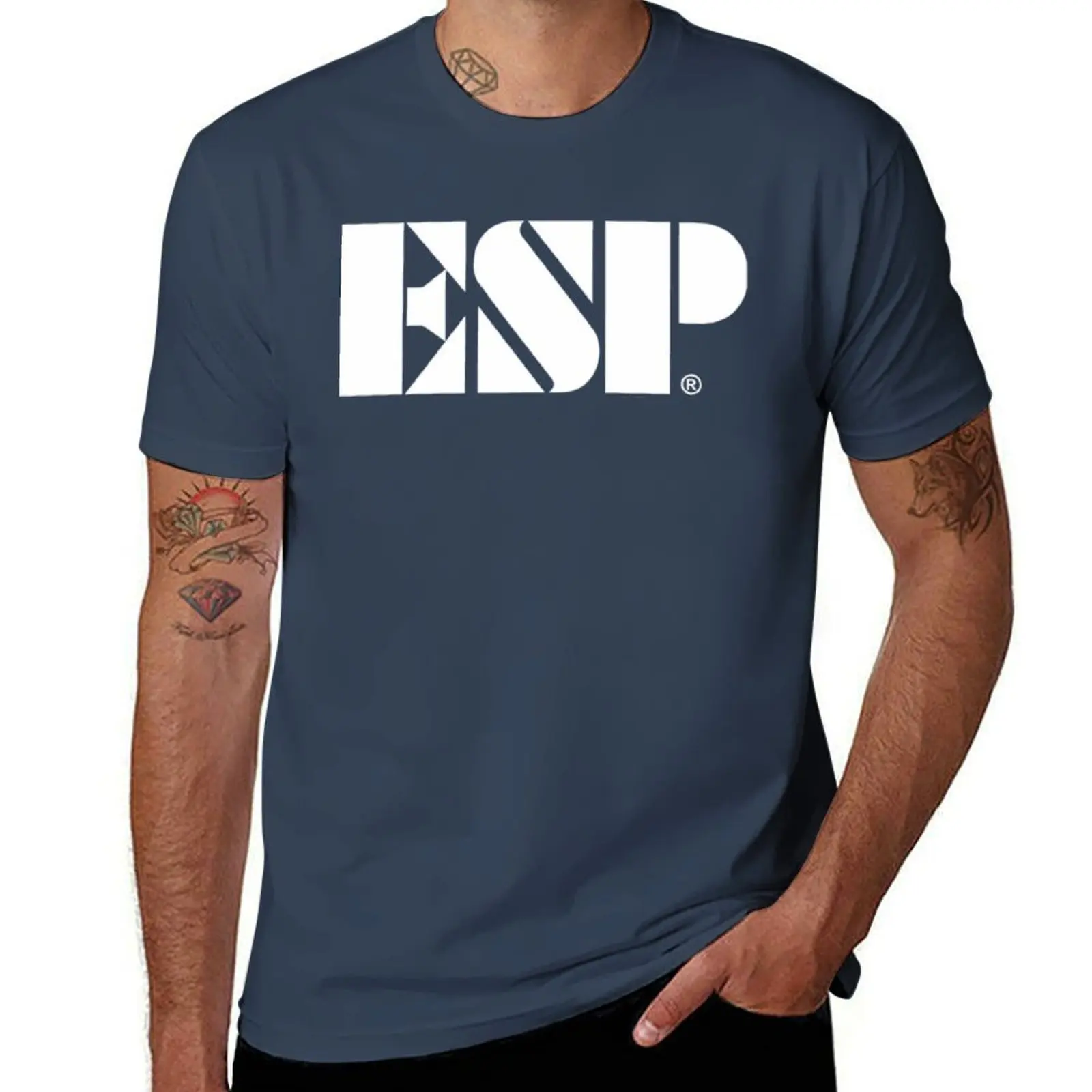 

ESP Logo T-Shirt Plus Size Non-Shrink T-Shirt